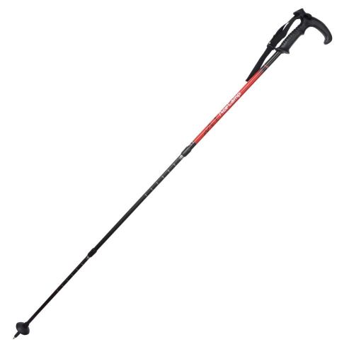  AceCamp Aluminum Telescoping Trekking Pole with Angled Handle, Adjustable Anti-Shock Walking Stick, Lightweight Collapsible Pole for Hiking, Camping, Backpacking, Outdoors