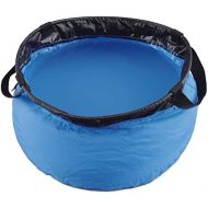 [아마존베스트]AceCamp 5/10/15 Liter Laminated Folding Waterproof Basin Outdoor Folding Bowl Foldable Camping Washbowl Fishing Bucket Made of Durable Nylon Fabric Space Saving & Lightweight - BLU