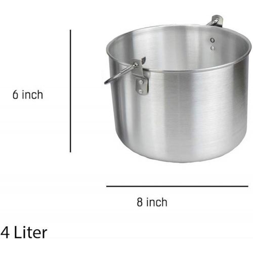  AceCamp Tribal Pot Aluminum Cooking Pot with Folding Handle (4 Liter)