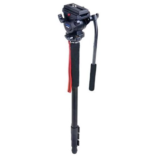  Acebil MP-60V(N) 4-Section Aluminum Video Monopod with DV Pan Head, 70.9 Max Height, 8.8 lbs Load Capacity