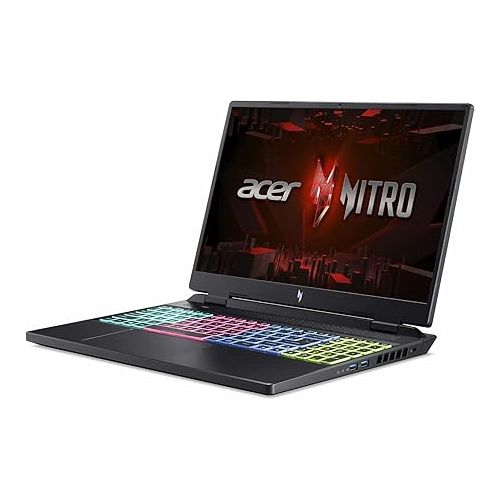 에이서 Acer Nitro 16'' WUXGA 165Hz Gaming Laptop | Intel Core i7-13620H Processor | GeForce RTX 4050 | Backlit Keyboard | 16GB RAM DDR5 | 2TB SSD | Windows 11 Home | Bundle with 64GB USB Flash Drive