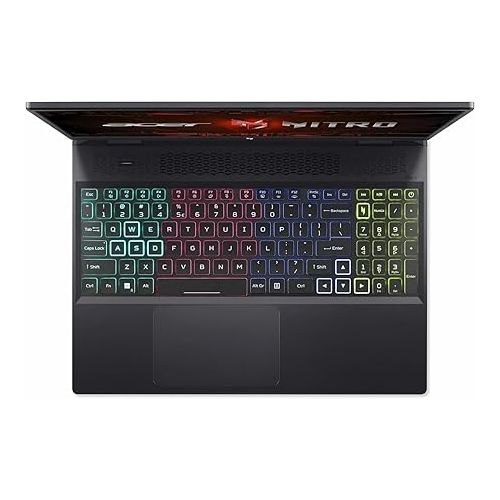 에이서 Acer Nitro 16'' WUXGA 165Hz Gaming Laptop | Intel Core i7-13620H Processor | GeForce RTX 4050 | Backlit Keyboard | 16GB RAM DDR5 | 2TB SSD | Windows 11 Home | Bundle with 64GB USB Flash Drive