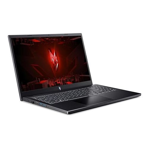 에이서 Acer Nitro 5 Gaming Laptop 15.6'' FHD IPS 144Hz Display Intel 12-Core i5-12500H (Beat i7-11800H) 16GB RAM 512GB SSD GeForce RTX 3050 4GB Graphic Backlit Thunderbolt4 USB-C Win11 Black + HDMI Cable