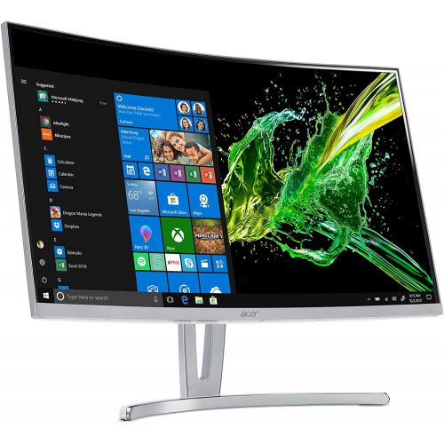 에이서 [아마존 핫딜] [아마존핫딜]Acer ED273Awidp 68,6 cm (27 Zoll) Multimedia Curved Monitor (Full HD, 1.920 x 1.080, 144hz, 4ms Reaktionszeit, ZeroFrame, DVI, HDMI, Display Port, Audio Out) weiss