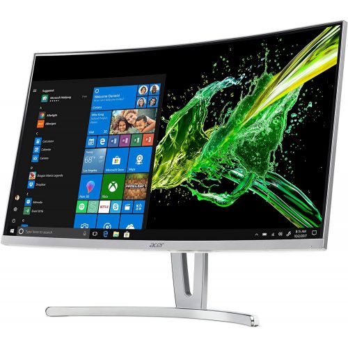 에이서 [아마존 핫딜] [아마존핫딜]Acer ED273Awidp 68,6 cm (27 Zoll) Multimedia Curved Monitor (Full HD, 1.920 x 1.080, 144hz, 4ms Reaktionszeit, ZeroFrame, DVI, HDMI, Display Port, Audio Out) weiss