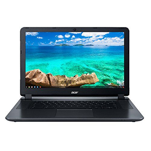에이서 Acer Flagship CB3-532 15.6 HD Premium Chromebook - Intel Dual-Core Celeron N3060 up to 2.48GH.z, 2GB RAM, 16GB SSD, Wireless AC, HDMI, USB 3.0, Webcam, Chrome OS (Renewed)