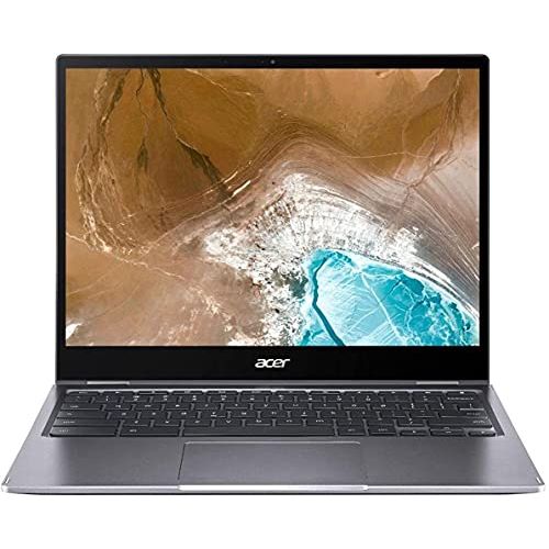에이서 Acer Chromebook Spin 713, 13.5 2K VertiView Touch Screen Intel Core i3 10110U, 4GB DDR4, 64GB eMMC, Backlit Keyboard, Chrome OS, Bundled with Woov Micro SD Card (chromebook+256GB