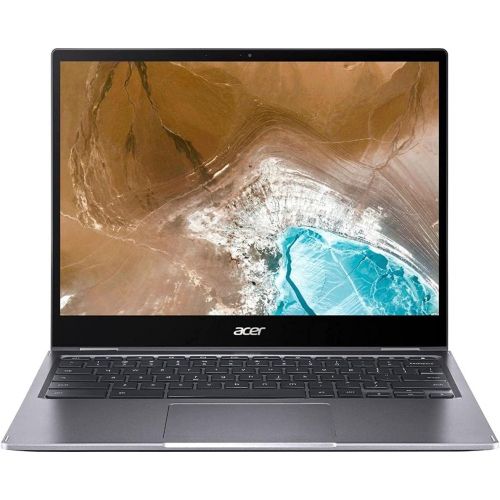 에이서 Acer Chromebook Spin 713, 13.5 2K VertiView Touch Screen Intel Core i3 10110U, 4GB DDR4, 64GB eMMC, Backlit Keyboard, Chrome OS, Bundled with Woov Micro SD Card (chromebook+256GB