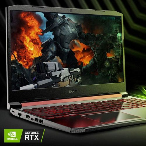 에이서 Acer Nitro 5 Gaming Laptop, 9th Gen Intel Core i7 9750H, NVIDIA GeForce RTX 2060, 15.6 Full HD IPS 144Hz Display, 16GB DDR4, 256GB NVMe SSD, Wi Fi 6, Waves MaxxAudio, Backlit Keybo