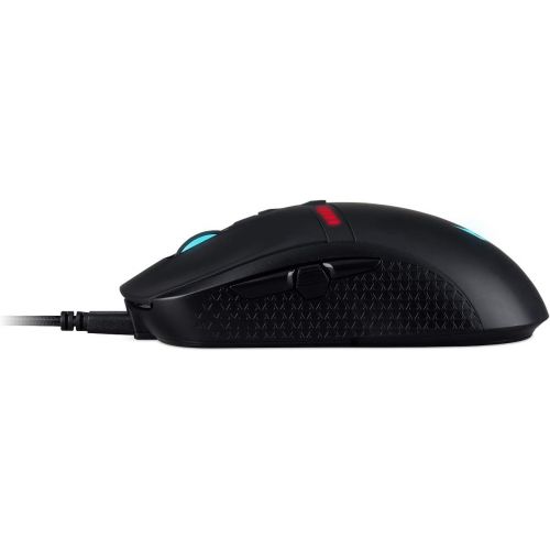 에이서 Acer Predator Cestus 350 Wireless Gaming Mouse: NVIDIA Reflex - Up to 16000 DPI - RGB Lighting - 8 Programmable Buttons - On-Board Memory - 5 Profile Settings - Pixart 3335 Sensor