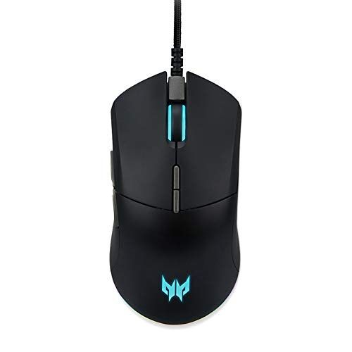 에이서 Acer Predator Cestus 330 Gaming Mouse with PixArt 3335 Sensor, Adjustable DPI Settings, 16.8 Million RGB Color Lighting Combinations & NVIDIA Reflex