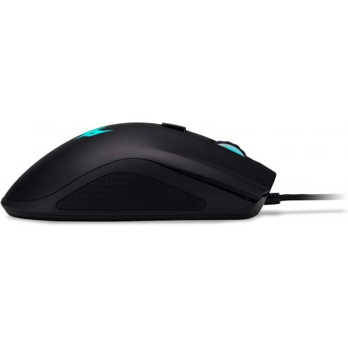 에이서 Acer Predator Cestus 320 RGB Gaming Mouse ? On-The-Fly DPI Shift Setting, On-Board Memory and Programmable Buttons