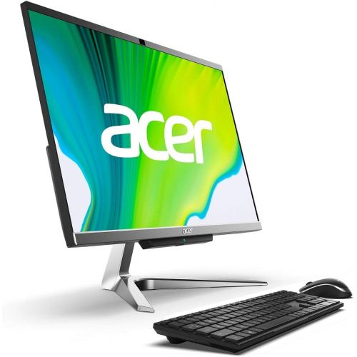 에이서 [아마존베스트]Acer Aspire C24-963-UA91 AIO Desktop, 23.8 Full HD Display, 10th Gen Intel Core i3-1005G1, 8GB DDR4, 512GB NVMe M.2 SSD, 802.11ac Wi-Fi 5, Wireless Keyboard and Mouse, Windows 10 H