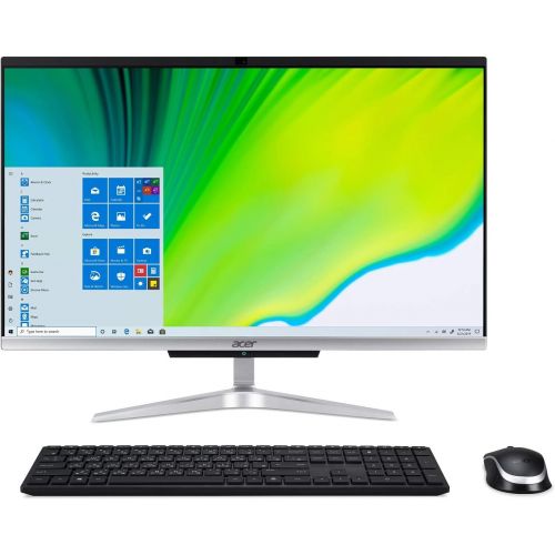 에이서 [아마존베스트]Acer Aspire C24-963-UA91 AIO Desktop, 23.8 Full HD Display, 10th Gen Intel Core i3-1005G1, 8GB DDR4, 512GB NVMe M.2 SSD, 802.11ac Wi-Fi 5, Wireless Keyboard and Mouse, Windows 10 H