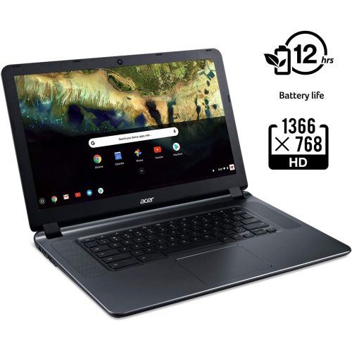 에이서 [아마존베스트]Acer Chromebook 15 CB3-532-C42P, Intel Celeron N3060, 15.6 HD Display, 4GB LPDDR3, 16GB eMMC, Granite Gray, Google Chrome