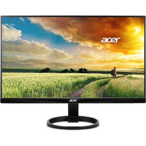 에이서 [아마존베스트]Acer R240HY bidx 23.8-Inch IPS HDMI DVI VGA (1920 x 1080) Widescreen Monitor, Black