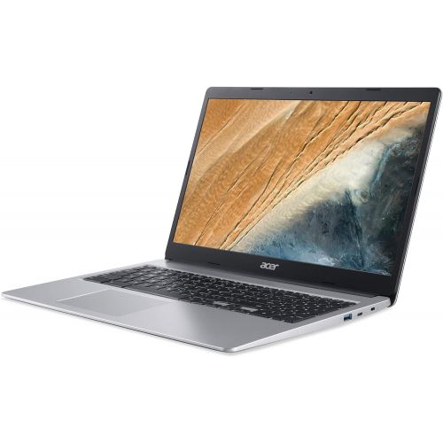 에이서 [아마존베스트]Acer Chromebook 315 (15 Inch Full HD IPS Touch Screen Matte, 19.7 mm Flat, Extremely Long Battery Life, Fast WiFi, MicroSD Slot, Google Chrome OS) Silver