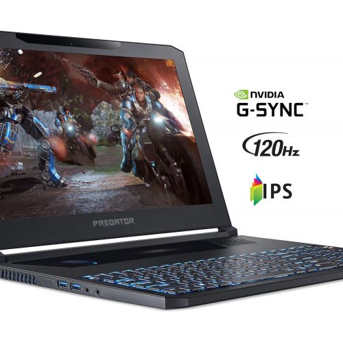 에이서 Acer Predator Triton 700 PT715-51-732Q Ultra-Thin Gaming Laptop, 15.6” FHD 120Hz G-SYNC, i7-7700HQ, Overclockable GeForce GTX 1080 8GB MAX-Q Design, 32GB DDR4, 512GB SSD (256GBx2),