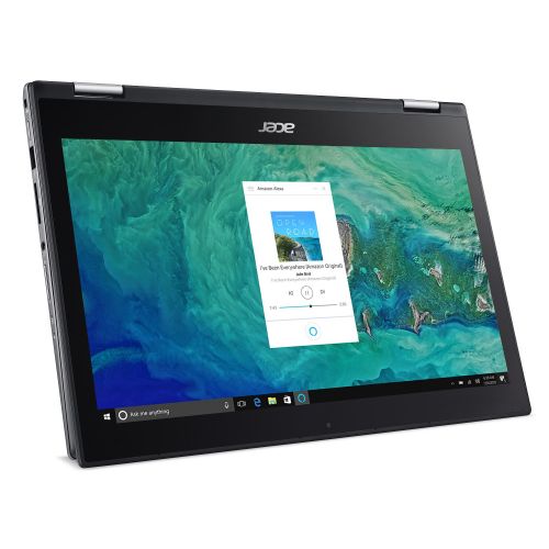 에이서 Acer Spin 5 SP513-52N-85DC, 13.3 Full HD Touch, 8th Gen Intel Core i7-8550U, Amazon Alexa Enabled, 8GB DDR4, 256GB SSD, Convertible, Steel Gray