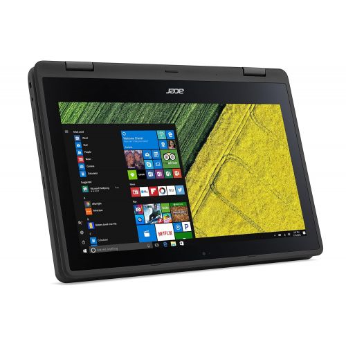 에이서 Acer SP111-31N-C4UG Spin 1, 11.6 Full HD Touch, 2 in 1 Laptop, Celeron N3350, 4GB DDR3L, 32GB Storage, Office 365, Stylus, Obsidian Black