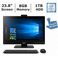 Acer Veriton Z4820G 23.8 inch Full HD Touchscreen All-in-One ProfessionalBusiness Desktop, Intel Quad Core i7 Processor up to 4 GHz, 8GB Memory, 1TB Hard Drive, DVD-RW, Windows 7