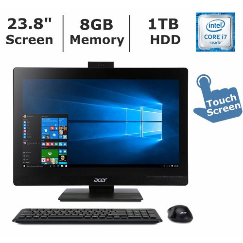 에이서 Acer Veriton Z4820G 23.8 inch Full HD Touchscreen All-in-One ProfessionalBusiness Desktop, Intel Quad Core i7 Processor up to 4 GHz, 8GB Memory, 1TB Hard Drive, DVD-RW, Windows 7