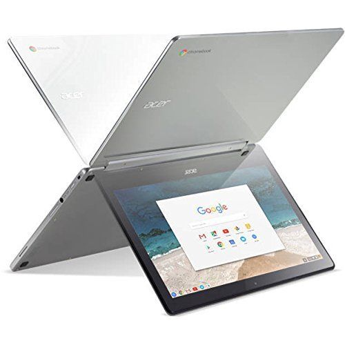 에이서 2018 Premium Acer R13 13.3 2-in-1 Convertible Full HD IPS Touchscreen Chromebook - MediaTek Quad-Core MT8173C 2.1GHz 4GB RAM 32GB SSD PowerVR GX6250 WLAN Bluetooth Webcam HDMI 12hr