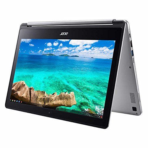 에이서 2018 Premium Acer R13 13.3 2-in-1 Convertible Full HD IPS Touchscreen Chromebook - MediaTek Quad-Core MT8173C 2.1GHz 4GB RAM 32GB SSD PowerVR GX6250 WLAN Bluetooth Webcam HDMI 12hr