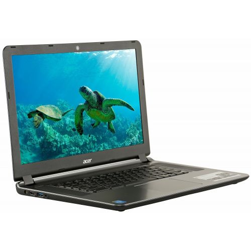 에이서 Acer Chromebook 15.6-inch Laptop (Intel Dual-Core Processor up to 2.41GHz, 2GB RAM, 16GB SSD, 802.11ac WiFi, Bluetooth, USB 3.0, HDMI, Black) (Certified Refurbished)
