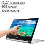 2018 Flagship Premium Acer R13 13.3 Convertible 2-in-1 Full HD IPS Touchscreen Chromebook - Intel Quad-Core MediaTek MT8173, 4GB RAM, 32GB SSD, 802.11ac, Bluetooth, Webcam, HDMI, U