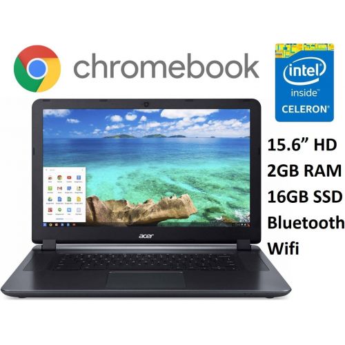 에이서 Acer CB3-531 15.6 Premium Chromebook PC (2016), Intel Celeron Dual-Core Processor, 2GB Memory, 16GB SSD, Bluetooth 4.0, Wifi, HDMI, Chrome OS