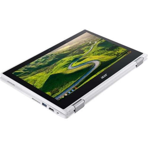 에이서 Acer - R 11 CB5-132T-C8ZW 2-in-1 11.6 Touch-Screen Chromebook - Intel Celeron - 4GB Memory - 16GB eMMC Flash Memory - White