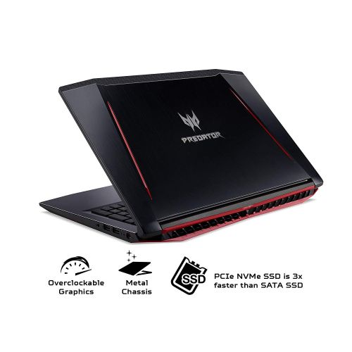 에이서 Acer 2019 Newest Premium Predator Helios 300 15.6 Inch Gaming Laptop (Intel Core i7-8750H up to 4.1 GHz, 8GB16GB32GB RAM, 128GB to 1TB SSD, 1TB2TB HHD, NVDIDA GTX 1060 6GB, WiFi