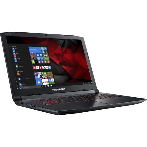 에이서 Acer Predator 17 G9 17.3 Full HD Gaming Laptop - 7th Gen. Intel Core i7-7700HQ Processor up to 3.80GHz, 16GB Memory, 256GB SSD, 8GB Nvidia GeForce GTX 1070 Graphics, Windows 10