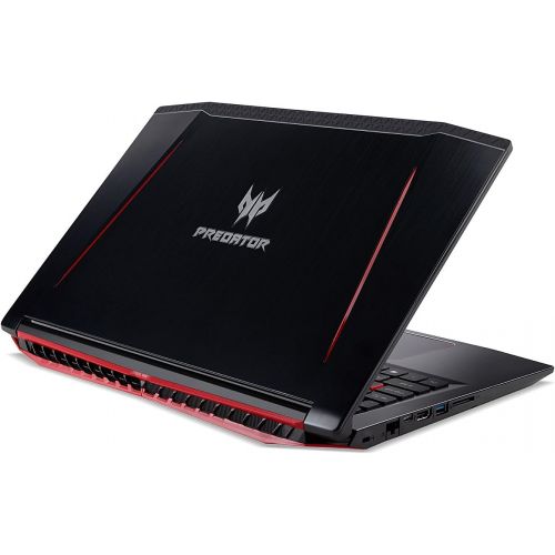 에이서 2018 Premium Flagship Acer Predator Helios 300 Gaming Laptop (15.6 inch FHD, Intel Core i7-7700HQ, 16GB DDR4 RAM, 256GB SSD, GeForce GTX 1060 6GB, VR Ready, Red Backlit Keyboard, W