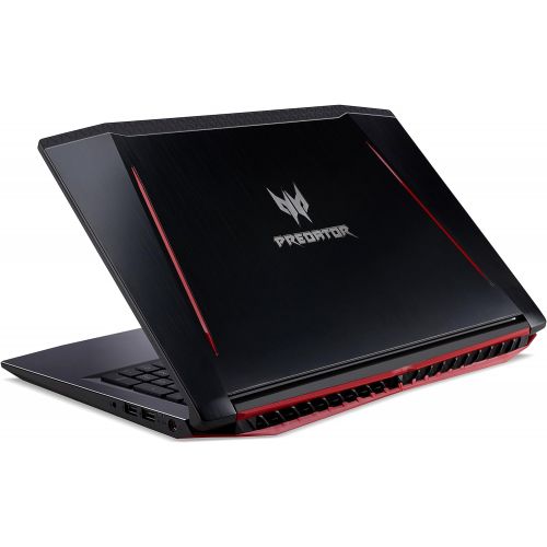 에이서 Acer Predator Helios 300 Gaming Laptop, 15.6 Full HD IPS, Intel i7-7700HQ CPU, 16GB DDR4 RAM, 256GB SSD, GeForce GTX 1060-6GB, VR Ready, Red Backlit KB, Metal Chassis, Windows 10 6