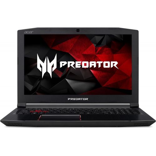 에이서 Acer Predator Helios 300 Gaming Laptop, 15.6 Full HD IPS, Intel i7-7700HQ CPU, 16GB DDR4 RAM, 256GB SSD, GeForce GTX 1060-6GB, VR Ready, Red Backlit KB, Metal Chassis, Windows 10 6