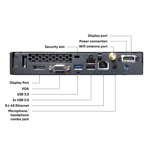 에이서 Acer Veriton N NVMe SSD Mini-PC, 7th Gen Quad-Core i5 7500T 2.7GHz, 8GB RAM, 1TB NVMe SSD + 500GB HDD, (2X DP 1x VGA) AC WiFi, BT 4.0, USB 3.0, Windows 10 Pro 64-bit