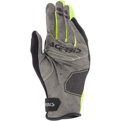  Acerbis Carbon G 30 Dual Fluo Yellow Black Bike Gloves