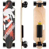Aceshin 35.4 350W Electric Skateboard 8 Layers Maple Motorized Longboard Skateboard 12MPH Top Speed with Wireless Remote Control Best Gift for Adult Teens