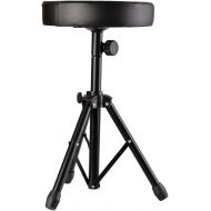 [아마존베스트]Aceshin Drum Throne Seat Stool Adjustable Height Anti-Slip Support Soft Cushion for Music Show (Black)