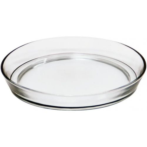  [아마존베스트]Achla Designs 8 3/4-in Glass Plate, Plant Tray Terrarium Saucer