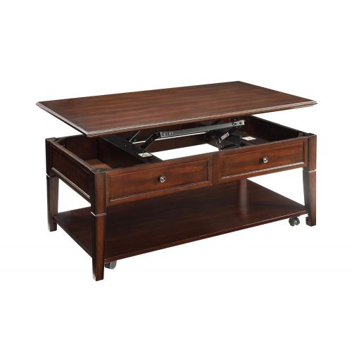  Acme Furniture Acme Malachi Coffee Table with Lift Top, Walnut