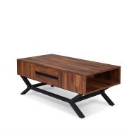 Acme Furniture Karine Walnut & Sandy Black,Coffee Table