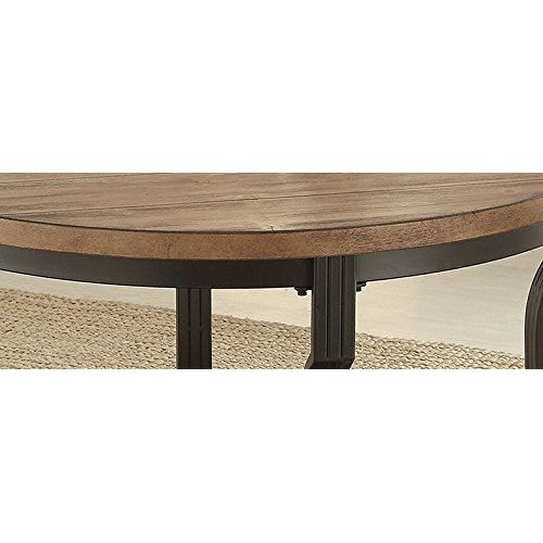  Acme Furniture 80460 Geoff Coffee Table, Oak & Black