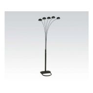 Acme Furniture Acme 5 Arms Floor Lamp in Black