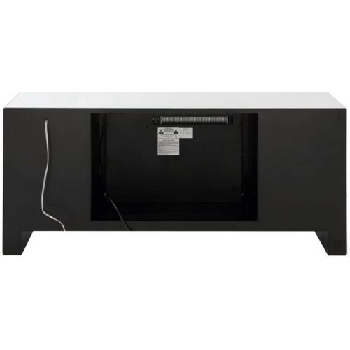  Acme Furniture Acme Noralie TV Stand with Fireplace & LED in Mirrored & Faux Diamonds