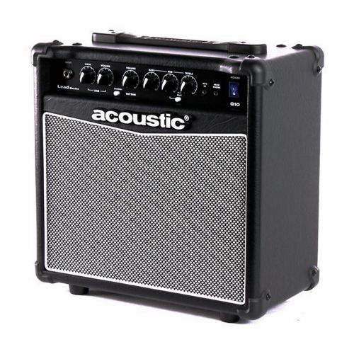  Acoustic},description:The Acoustic Lead Guitar Series G10 10W 1x8 Guitar Combo Amp is ideal for solo practice or small band rehearsal. With a 3-band EQ and mid-shift control, it gi