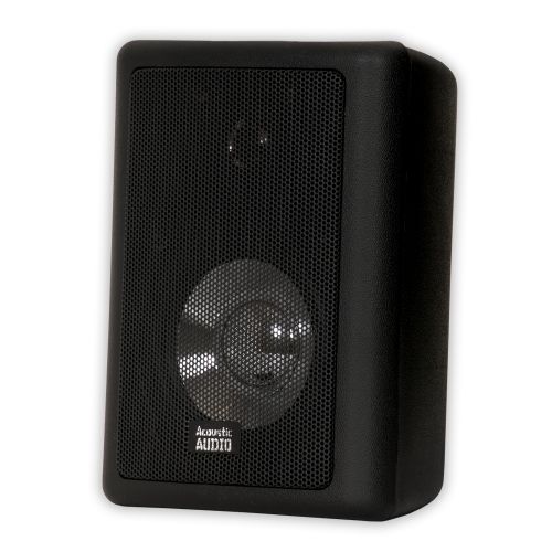  Acoustic Audio by Goldwood Acoustic Audio 151B Indoor Outdoor 2 Way Speakers 3600 Watt Black 6 Pair Pack