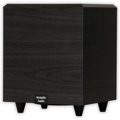  Acoustic Audio by Goldwood Acoustic Audio PSW-6 Down Firing Powered Subwoofer (Black)